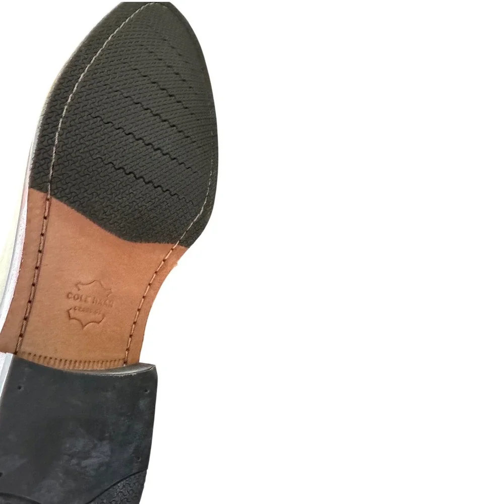 Cole Hann Men Mocassins SAWYER PLAIN OXFORD MORTAR‎ NUBUCK MEN'S 11.5